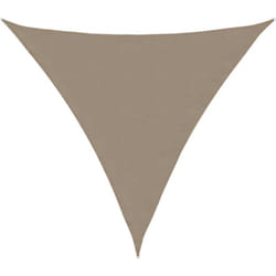 Voile de parasol tissu oxford triangulaire 3x3x3 m taupe Vidaxl