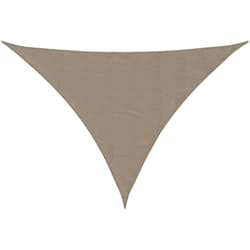 Voile de parasol tissu oxford triangulaire 3x4x4 m taupe Vidaxl