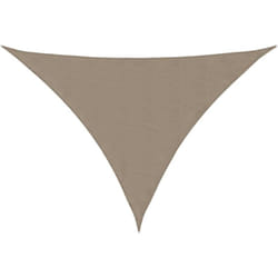 Voile de parasol tissu oxford triangulaire 4x5x5 m taupe Vidaxl