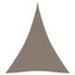 vidaXL Voile de parasol tissu oxford triangulaire 5x7x7 m taupe - TU