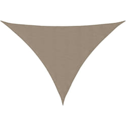 Voile de parasol tissu oxford triangulaire 4x5x6,4 m taupe Vidaxl