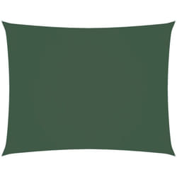Vidaxl - Voile de parasol tissu oxford rectangulaire 3,5x5 m vert foncé