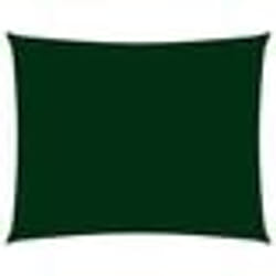 vidaXL Voile de parasol tissu oxford rectangulaire 5x6 m vert foncé