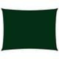 vidaXL Voile de parasol tissu oxford rectangulaire 5x7 m vert foncé