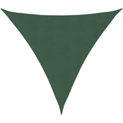 Voile parasol tissu oxford triangulaire 3,6x3,6x3,6m vert foncé Vidaxl