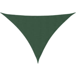 Voile de parasol tissu oxford triangulaire 3x4x5 m vert foncé Vidaxl