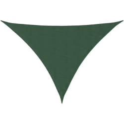 Voile parasol tissu oxford triangulaire 4x4x5,8 m vert foncé Vidaxl