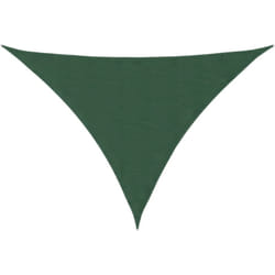 Voile parasol tissu oxford triangulaire 5x6x6 m vert foncé vidaXL