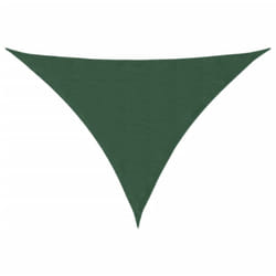 Voile de parasol Tissu Oxford triangulaire 5x7x7 m vert foncé Vidaxl