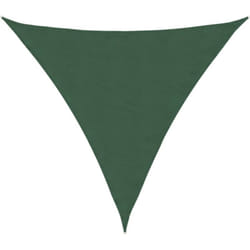 Voile parasol tissu oxford triangulaire 6x6x6 m vert foncé vidaXL