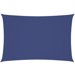 Voile de parasol tissu oxford rectangulaire 2x4 m bleu Vidaxl