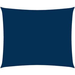 Voile de parasol tissu oxford rectangulaire 3x5 m bleu Vidaxl