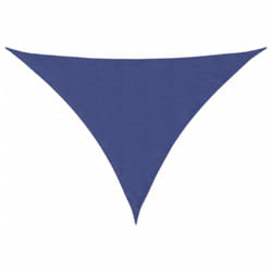Voile de parasol tissu oxford triangulaire 2,5x2,5x3,5 m bleu Vidaxl