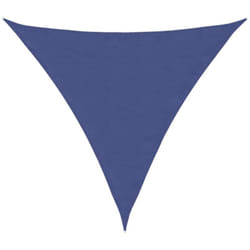 Voile de parasol tissu oxford triangulaire 3x3x3 m bleu Vidaxl