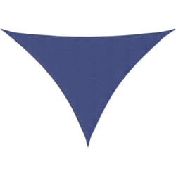 Voile de parasol tissu oxford triangulaire 3x4x4 m bleu Vidaxl