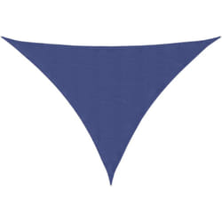Voile de parasol tissu oxford triangulaire 3,5x3,5x4,9 m bleu Vidaxl