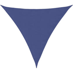 Voile de parasol Tissu Oxford triangulaire 4,5x4,5x4,5 m Bleu Vidaxl