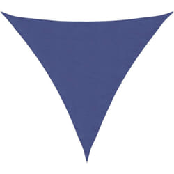 Voile de parasol tissu oxford triangulaire 5x5x5 m bleu Vidaxl