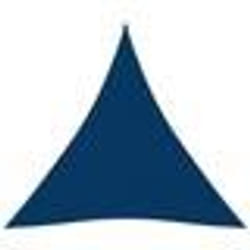 vidaXL Voile de parasol Tissu Oxford triangulaire 5x7x7 m bleu