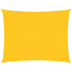 Voile de parasol tissu oxford rectangulaire 2x3,5 m jaune vidaXL