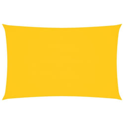 Voile de parasol tissu oxford rectangulaire 2x5 m jaune Vidaxl