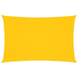 Voile de parasol tissu oxford rectangulaire 2,5x5 m jaune Vidaxl