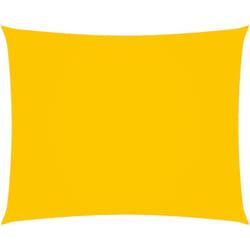 Voile de parasol tissu oxford rectangulaire 3x4 m jaune Vidaxl