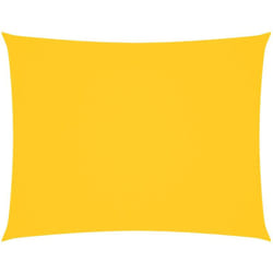 Voile de parasol tissu oxford rectangulaire 2x4 m jaune Vidaxl