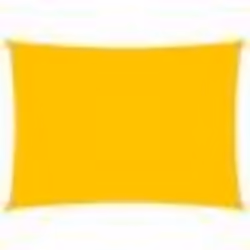 vidaXL Voile de parasol tissu oxford rectangulaire 4x6 m jaune