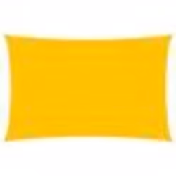 vidaXL Voile de parasol tissu oxford rectangulaire 4x7 m jaune - TU