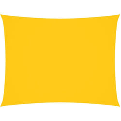 Voile de parasol tissu oxford rectangulaire 5x7 m jaune Vidaxl