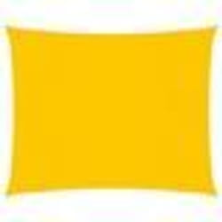 vidaXL Voile de parasol tissu oxford rectangulaire 6x7 m jaune