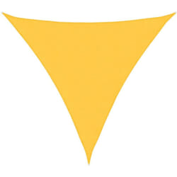 Vidaxl - Voile de parasol tissu oxford triangulaire 5x5x5 m jaune