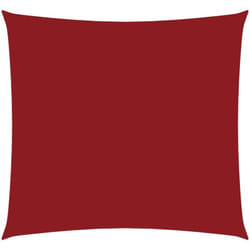 Vidaxl - Voile de parasol tissu oxford carré 3,6x3,6 m rouge
