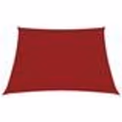 vidaXL Voile de parasol tissu oxford carré 6x6 m rouge - TU