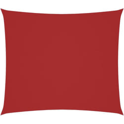 Voile de parasol tissu oxford rectangulaire 2x2,5 m rouge Vidaxl