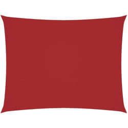Voile de parasol tissu oxford rectangulaire 2x3 m rouge Vidaxl