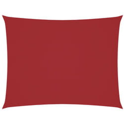 Voile de parasol tissu oxford rectangulaire 3x4 m rouge Vidaxl