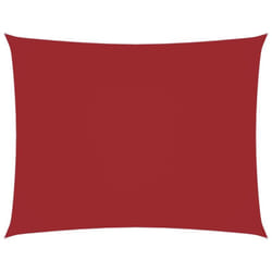 Vidaxl - Voile de parasol tissu oxford rectangulaire 3,5x4,5 m rouge