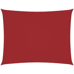 Voile de parasol tissu oxford rectangulaire 4x5 m rouge vidaXL