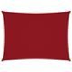 vidaXL Voile de parasol tissu oxford rectangulaire 5x7 m rouge