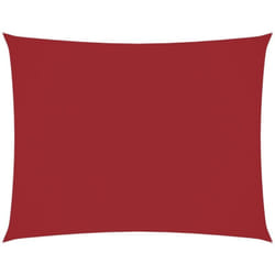 Vidaxl - Voile de parasol tissu oxford rectangulaire 6x8 m rouge