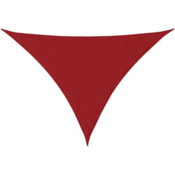 Voile de parasol tissu oxford triangulaire 2,5x2,5x3,5 m rouge vidaXL