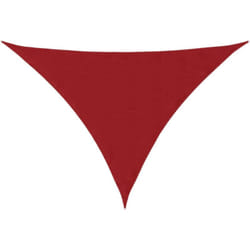 Voile de parasol tissu oxford triangulaire 3x3x4,24 m rouge Vidaxl