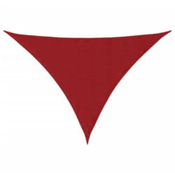 Vidaxl - Voile de parasol tissu oxford triangulaire 5x6x6 m rouge