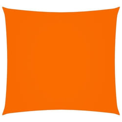 vidaXL Voile de parasol tissu oxford carré 2,5x2,5 m orange