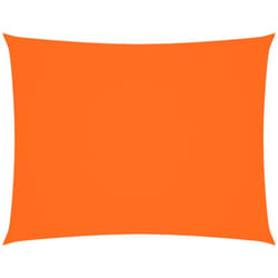 Voile de parasol tissu oxford rectangulaire 2,5x3,5 m orange Vidaxl