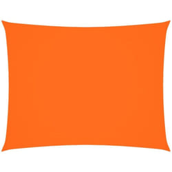Voile de parasol tissu oxford rectangulaire 3x6 m orange vidaXL