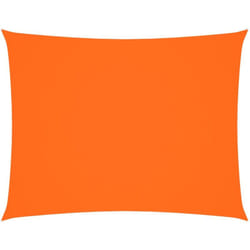 Voile de parasol tissu oxford rectangulaire 3,5x5 m orange Vidaxl