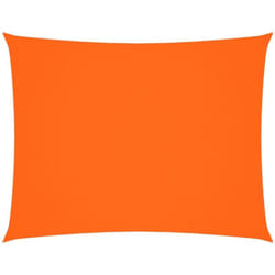 Voile de parasol tissu oxford rectangulaire 4x5 m orange Vidaxl